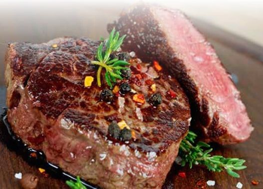 A seasoned premium steak from the Butcher’s Hook range